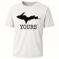 Yooper Michigan Upper Peninsula Up Yours Cooling Performance Crew T-Shirt