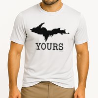 Yooper Michigan Upper Peninsula Up Yours Cooling Performance Crew T-Shirt