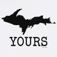 Yooper Michigan Upper Peninsula Up Yours Cooling Performance Crew T-Shirt