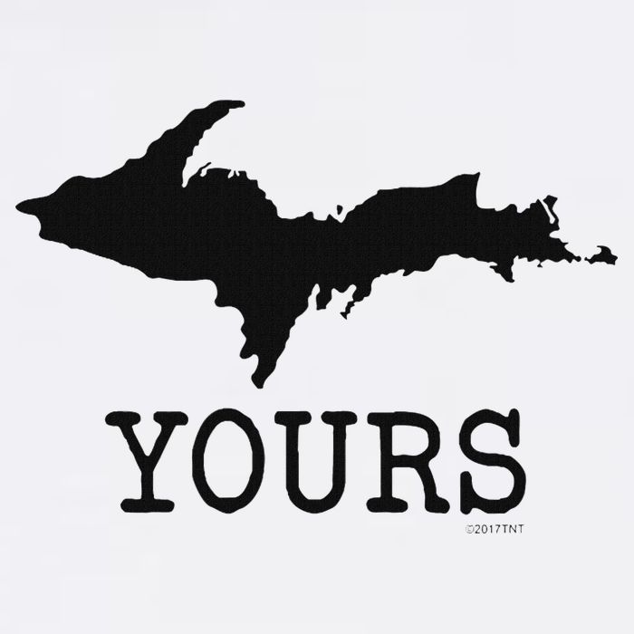 Yooper Michigan Upper Peninsula Up Yours Cooling Performance Crew T-Shirt