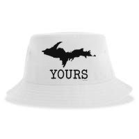 Yooper Michigan Upper Peninsula Up Yours Sustainable Bucket Hat