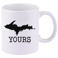 Yooper Michigan Upper Peninsula Up Yours 11oz C Handle Ceramic Mug