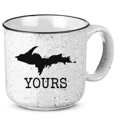 Yooper Michigan Upper Peninsula Up Yours 15oz Campfire Ceramic Mug