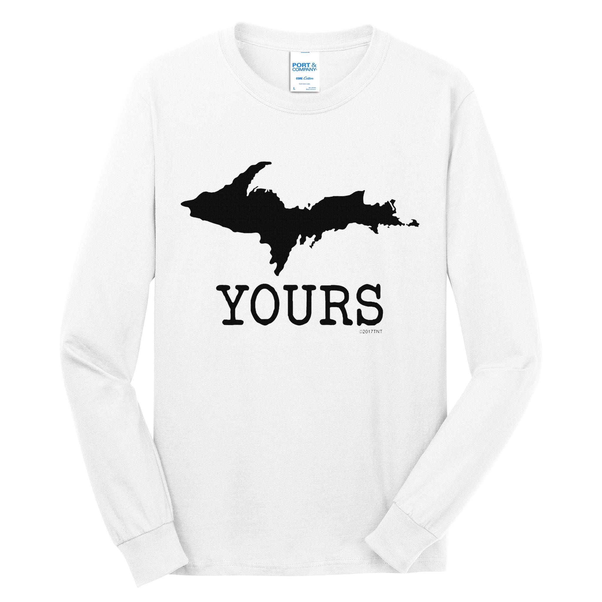 Yooper Michigan Upper Peninsula Up Yours Tall Long Sleeve T-Shirt