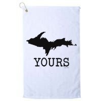 Yooper Michigan Upper Peninsula Up Yours Golf Towel