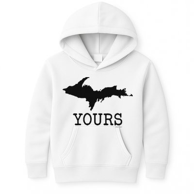 Yooper Michigan Upper Peninsula Up Yours Kids Hoodie