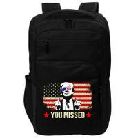 You Missed Usa Flag Donald Trump 2024 Rally Proud American Presidential Election Impact Tech Backpack