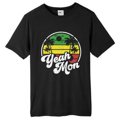 Yeah Mon Vintage Jamaica Reggae Jamaican Vacation Retro Gift Tall Fusion ChromaSoft Performance T-Shirt