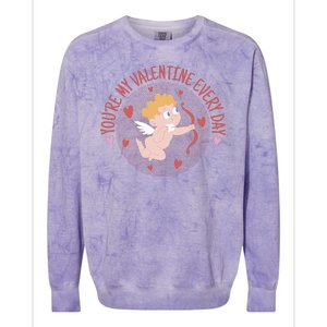 You're My Valentine Everyday Cupid Colorblast Crewneck Sweatshirt