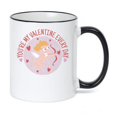 You're My Valentine Everyday Cupid 11oz Black Color Changing Mug