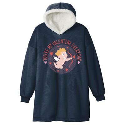 You're My Valentine Everyday Cupid Hooded Wearable Blanket