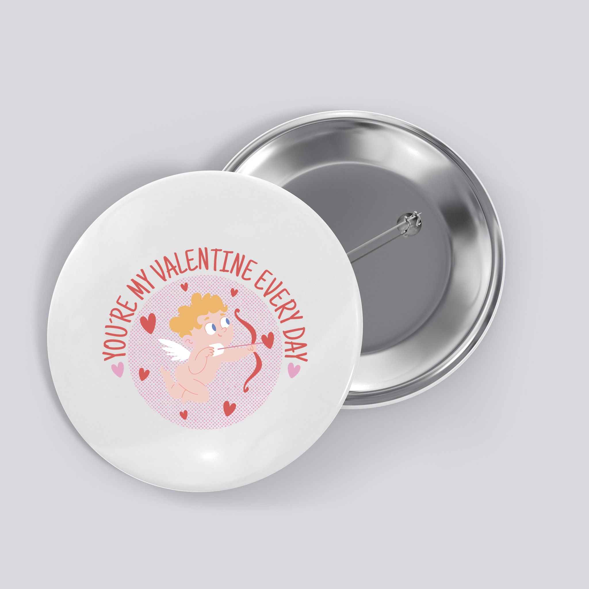 You're My Valentine Everyday Cupid Button