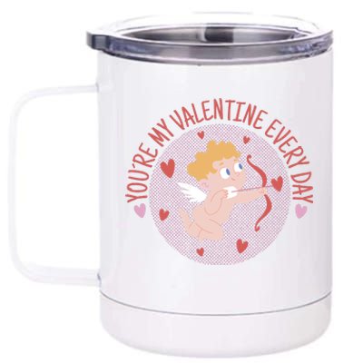 You're My Valentine Everyday Cupid 12 oz Stainless Steel Tumbler Cup