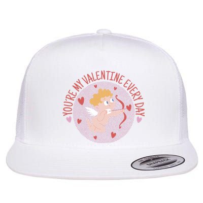 You're My Valentine Everyday Cupid Flat Bill Trucker Hat