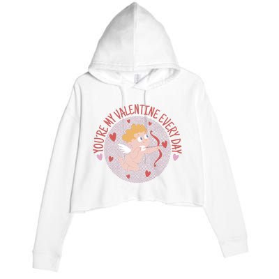 You're My Valentine Everyday Cupid Crop Fleece Hoodie