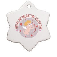 You're My Valentine Everyday Cupid Ceramic Star Ornament