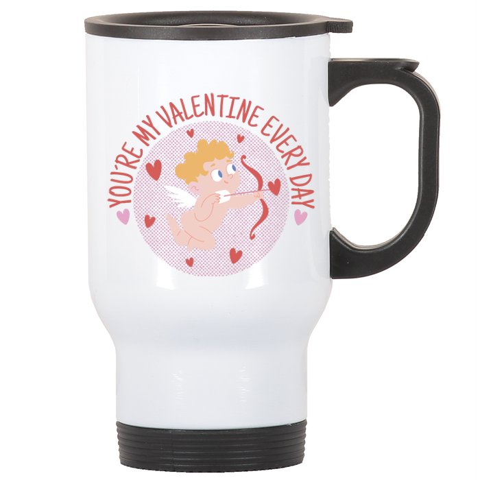 You're My Valentine Everyday Cupid Stainless Steel Travel Mug