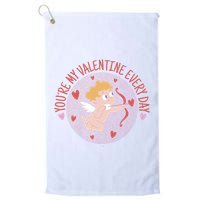 You're My Valentine Everyday Cupid Golf Towel