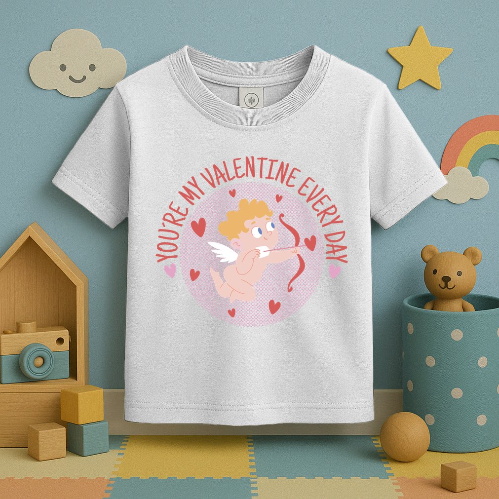 You're My Valentine Everyday Cupid Toddler T-Shirt