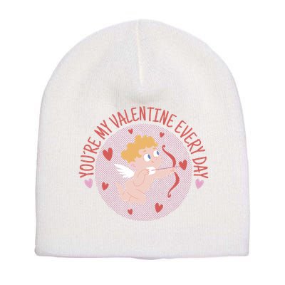 You're My Valentine Everyday Cupid Short Acrylic Beanie