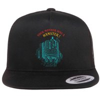 Your Mother Was A Hamster Flat Bill Trucker Hat
