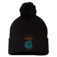 Your Mother Was A Hamster Pom Pom 12in Knit Beanie