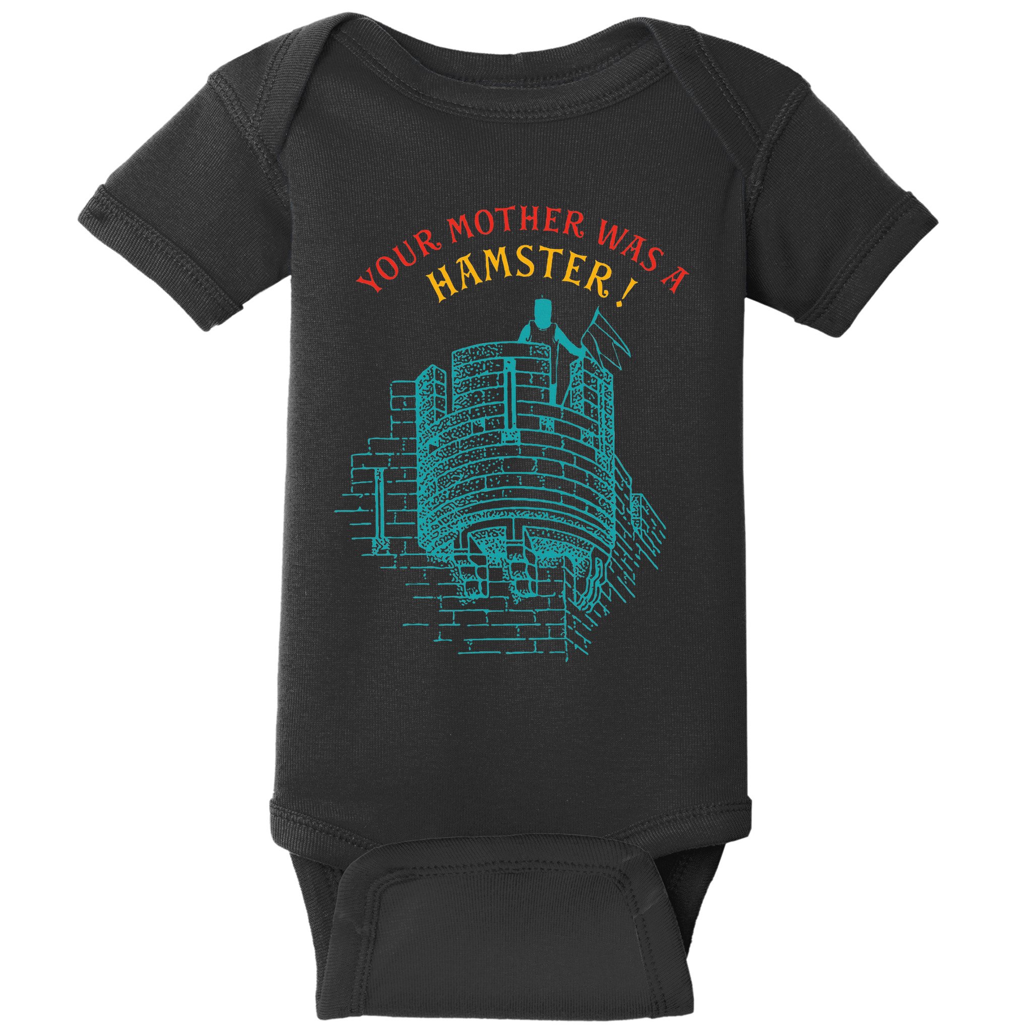 Your Mother Was A Hamster Baby Bodysuit