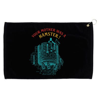 Your Mother Was A Hamster Grommeted Golf Towel