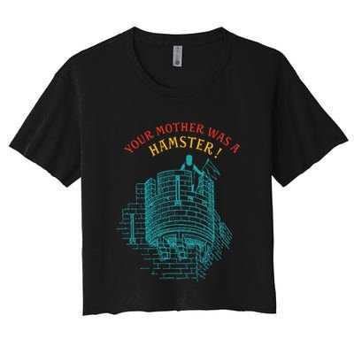 Your Mother Was A Hamster Crop Top