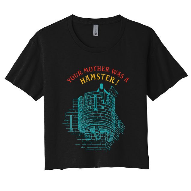 Your Mother Was A Hamster Crop Top