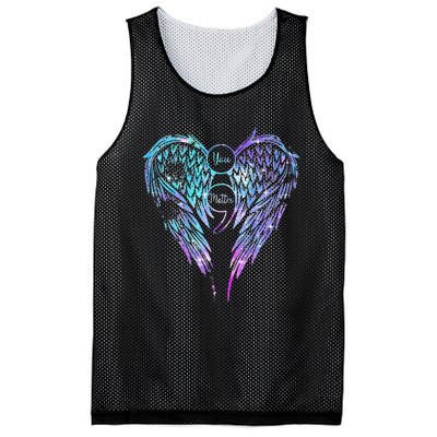 You Matter Wings Suicide Prevention Awareness (On Back) Mesh Reversible Basketball Jersey Tank