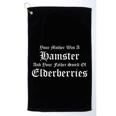 Your Mother Was A Hamster Your Father Smelt Of Elderberries Golf Towel