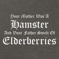 Your Mother Was A Hamster Your Father Smelt Of Elderberries Cotton Canvas Backpack