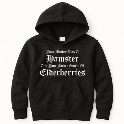 Your Mother Was A Hamster Your Father Smelt Of Elderberries Kids Hoodie