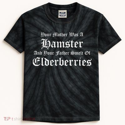 Your Mother Was A Hamster Your Father Smelt Of Elderberries Kids Tie-Dye T-Shirt