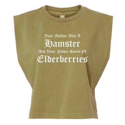 Your Mother Was A Hamster Your Father Smelt Of Elderberries Garment-Dyed Women's Muscle Tee