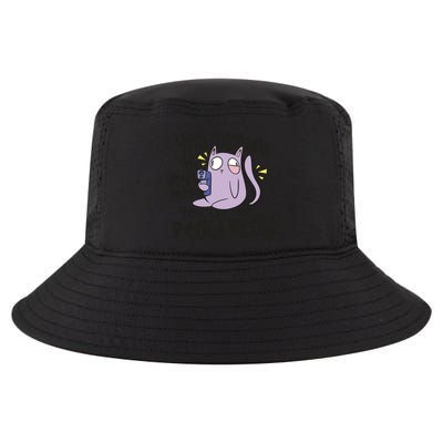 You Mess With The Meow Funny Cat Cool Comfort Performance Bucket Hat