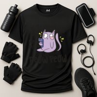 You Mess With The Meow Funny Cat Performance Shirt