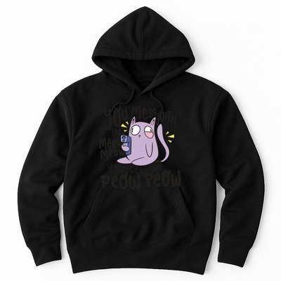 You Mess With The Meow Funny Cat Hoodie