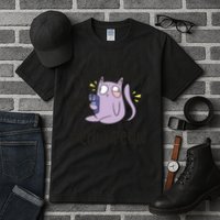 You Mess With The Meow Funny Cat Tall T-Shirt