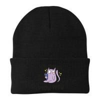 You Mess With The Meow Funny Cat Beanie
