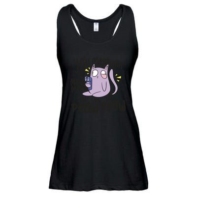 You Mess With The Meow Funny Cat Ladies Essential Flowy Tank