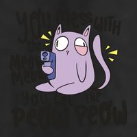 You Mess With The Meow Funny Cat Tumbler