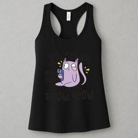 You Mess With The Meow Funny Cat Womens Tank Top