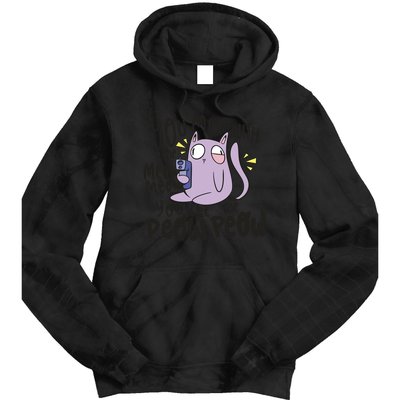 You Mess With The Meow Funny Cat Tie Dye Hoodie