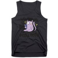 You Mess With The Meow Funny Cat Tank Top