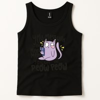 You Mess With The Meow Funny Cat Tank Top
