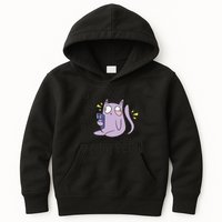 You Mess With The Meow Funny Cat Kids Hoodie