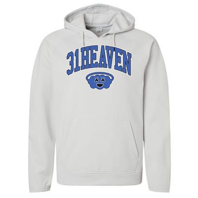 Young Mantis Wearing 31 Heaven Performance Fleece Hoodie