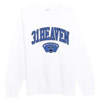 Young Mantis Wearing 31 Heaven Premium Crewneck Sweatshirt